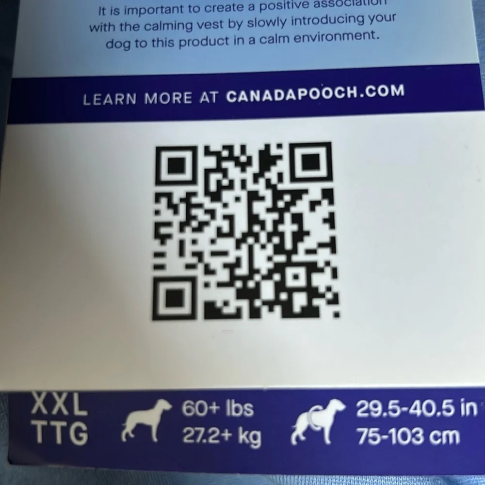 Canada Pooch weighted calming